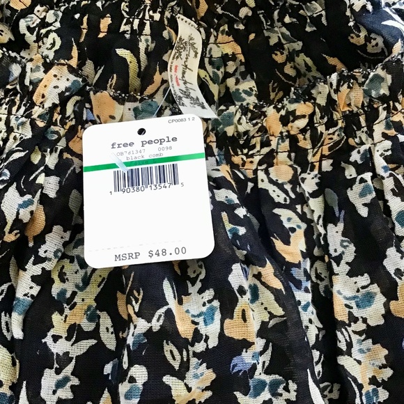 NWT Free People 100% Cotton Flounce Camisole - Picture 3 of 3